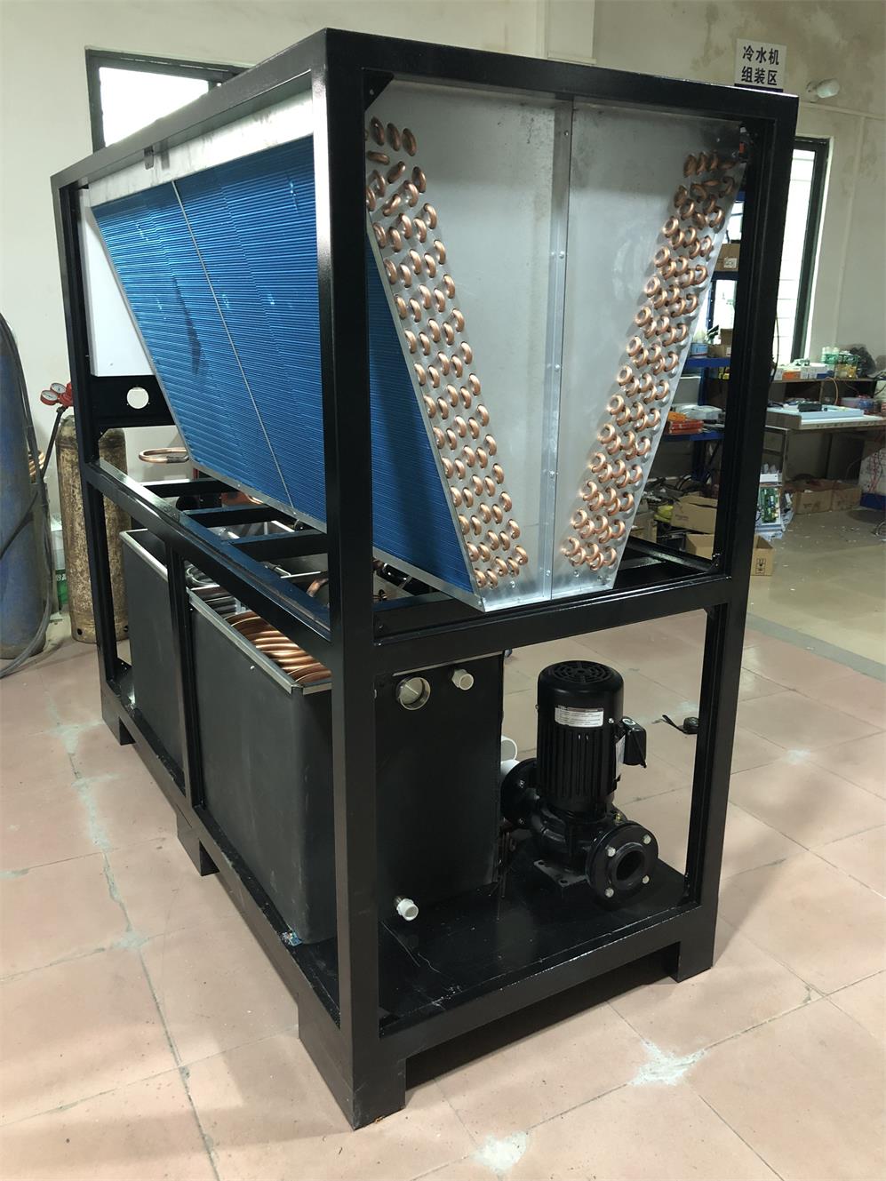 25HP Air-cooled Box Chiller kanggo Processing Wedang